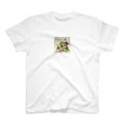 ganeshaのおもちゃのコンパス付きかわいいカメ Regular Fit T-Shirt