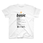 ビットブティックの「コード書いてます」Tシャツ スタンダードTシャツ