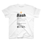 ビットブティックのコードTシャツ「Bash書いてます。」 スタンダードTシャツ