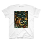 人魚堂の宝石を眺める人魚のＴシャツ スタンダードTシャツ