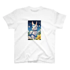 ワークショップ Artemisのスターフラワーウサギ Regular Fit T-Shirt