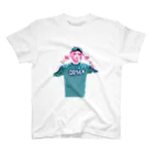 ichiyac designのAIピンクヘアーの女の子 Regular Fit T-Shirt