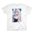 巫女スタぐらむの空が似合う美しい巫女 スタンダードTシャツ