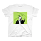 ゆる〜い動物ショップのHey!!牛 スタンダードTシャツ