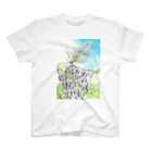 S_Bingata_NAHAのサトウキビ Girl Regular Fit T-Shirt