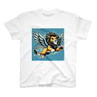 ゆゆゆの翼の生えたライオン Regular Fit T-Shirt