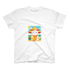 Toridoshisanの招く猫　あなたに幸せを　② スタンダードTシャツ