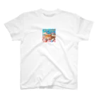 hiro168の眠っている猫,lofimusic スタンダードTシャツ