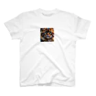 AI Design Labのカラフルな猫 Regular Fit T-Shirt