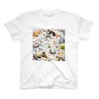 かずとのたくさんの猫 Regular Fit T-Shirt