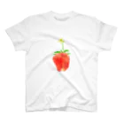 いちごつみ🍓のお花いちごくん スタンダードTシャツ