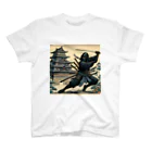 Cool Japanese CultureのShadow Dance: Ninja and the Old Castle -Shinobi-  Regular Fit T-Shirt