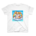 Minoyaの雲に乗った犬 スタンダードTシャツ