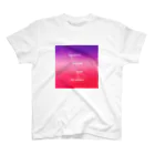 posi artのposiグラデーションメッセージ スタンダードTシャツ