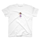 Sakikoのほっとひと息つく女の子　紫芋 スタンダードTシャツ