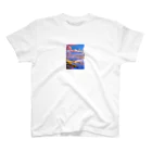 AQUAMETAVERSEの富士山とさくら Regular Fit T-Shirt