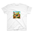 uhrsiyのBBQイラスト スタンダードTシャツ