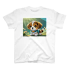 InkCraftsのかわいい子犬 Regular Fit T-Shirt