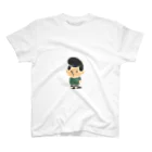 Poooompadoooourのおむずかりボーイ(線なし/カラー・黒) Regular Fit T-Shirt