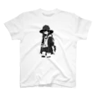 モノクロ美少女の悲しみ美少女モノクロ Regular Fit T-Shirt