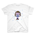 モニョチタポミチの指ハート女 スタンダードTシャツ