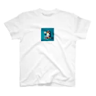 動物とポーカー AKsのペンギンポーカー スタンダードTシャツ