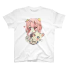 World_Teesのティーン向けアニメと猫好きのためのかわいいオタクグラフィック Regular Fit T-Shirt