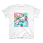 yozoraniyumeoの魔法キャリアウーマン少女 Regular Fit T-Shirt