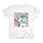 yozoraniyumeoの魔法オフィスレディ少女 スタンダードTシャツ