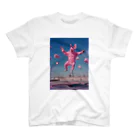 jumping animalのjumping pigs Regular Fit T-Shirt