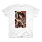 Omaniの浮世絵風美女 Regular Fit T-Shirt