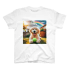 アニマルペイントの犬のグッズ Regular Fit T-Shirt