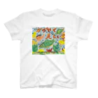 chokkotto🌿harappaと MASARU BARUのカガヤクウツクシイイノチ🐳 スタンダードTシャツ