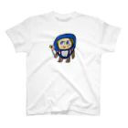 ザビちゃん💙😇🇯🇵🎌の【ザビちゃん】青だるま スタンダードTシャツ