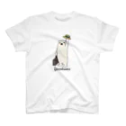 ari designの シロクマの挨拶はヨロクマ スタンダードTシャツ