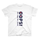 QROOVYのエラーコード Oops! 404 page not found 10 スタンダードTシャツ