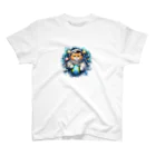 momonekokoの宇宙猫 Regular Fit T-Shirt