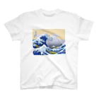 PUCHICA by Chicaco Toya @SUZURIのThe Great Wave off Kanagawa / 富嶽三十六景 神奈川沖浪裏パンダ ※Tシャツ Regular Fit T-Shirt