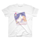 MEMEROLANDのふわもちの友人×ゆきふすべ『高揚』 スタンダードTシャツ