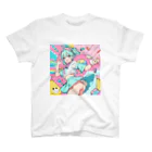 yozoraniyumeoの魔法スイーツ少女 スタンダードTシャツ