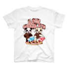 Cɐkeccooのもぐもぐふれんず-チョコレートいっぱい! スタンダードTシャツ