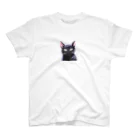 M&Kの黒猫2 スタンダードTシャツ