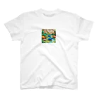 OTIRUBUTUBUTUの折り紙でザウルス Regular Fit T-Shirt