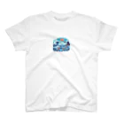 ソルブラインの海辺ネコ「ろく」「しち」「はち」 Regular Fit T-Shirt