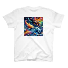 momoart8888のイルカの楽園🐬 スタンダードTシャツ