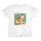 noa_Nostalgiaの三毛猫ちゃん スタンダードTシャツ