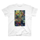 Blue planetのvol.4 glitch スタンダードTシャツ