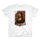 松井光雲の板チョコの上で微笑むモナリザ Regular Fit T-Shirt