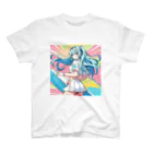 yozoraniyumeoの魔法サーファー少女 Regular Fit T-Shirt