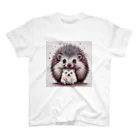 kizuna_koboのHedgehog family Regular Fit T-Shirt